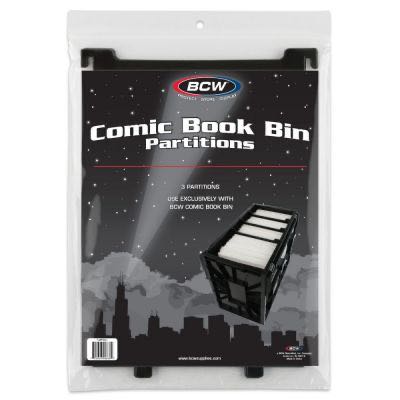 BCW Comic Book Bin Extra Partitions (3-Pack)