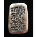 Mutiny Metals - 1oz Mermaid on Anchor .999 fine Silver