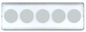 Whitman 2x6 Nickel Strip 5 Hole -  (25 pack)