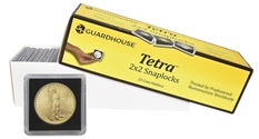 $20 Gold 2x2 Tetra Snaplock Coin Holder- 25 per pack