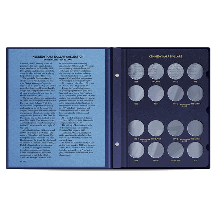 Kennedy Half Dollar Album 1964-2002