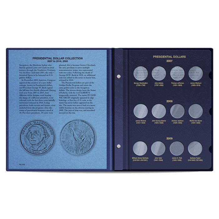 Presidential Dollar Album (1 Slot Per MM)