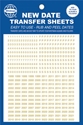 Gold Date Transfer Sheets for Whitman Albums