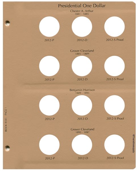 Presidential Coins 2012 - Vol 2, P&D with proof