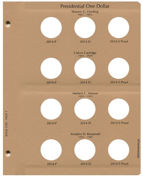 Presidential Coins 2012 - Vol 2, P&D with proof