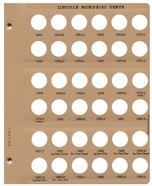 Lincoln Memorial - Cents 1959 to date with proof