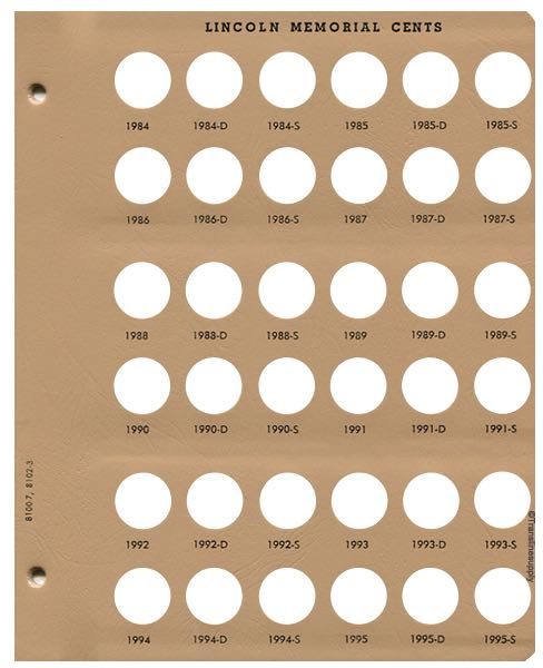 Lincoln Memorial - Cents 1959 to date with proof