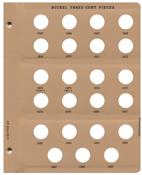 2c Pieces and Nickel 3c Pieces