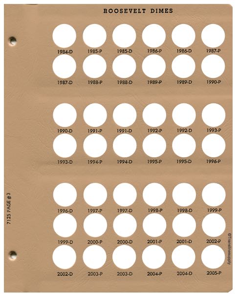 Roosevelt Dimes Replacement Page 3