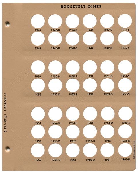 Roosevelt Dimes with proof