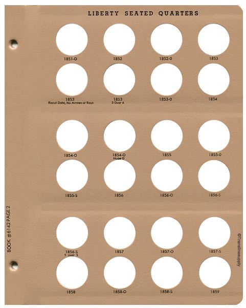 Liberty Seated Quarters 1838-1891