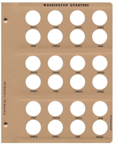 Washington Quarters 1932-1998