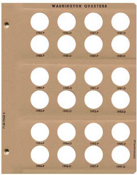 Washington Quarters Replacement Page 6