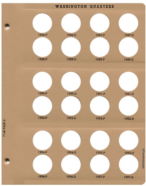 Washington Quarters 1932-1998