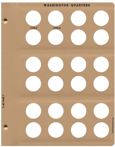 Washington Quarters Replacement Page 7