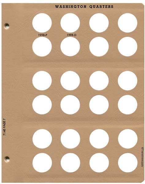 Washington Quarters 1932-1998