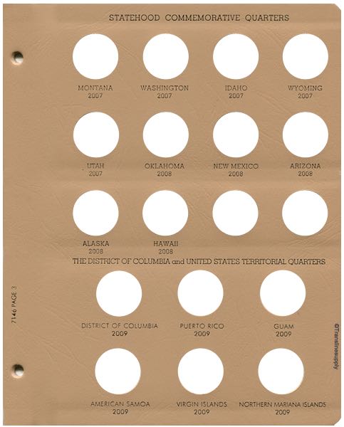 State Quarters 1999-2009, 1 MM only