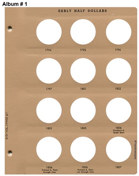 Early Half Dollars 1794-1839 (2 Vol Set)