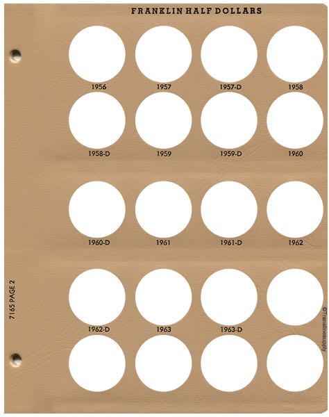 Franklin Half Dollars Replacement Page 2