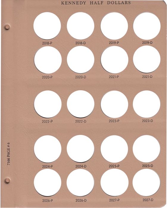 Kennedy Half Dollar Replacement Page 6