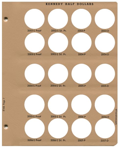 Kennedy Half Dollars with proof Replacement Page 7