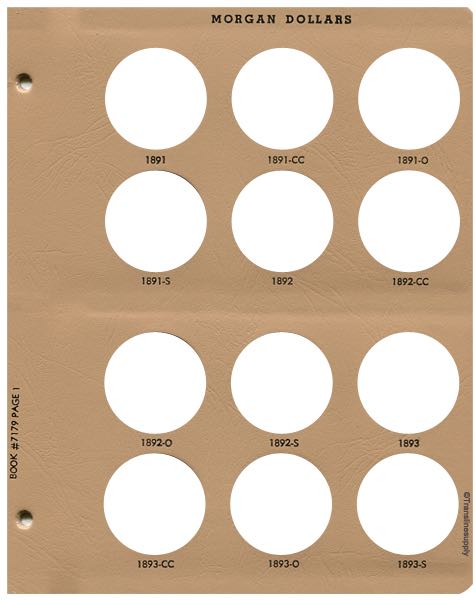Morgan Dollars 1891-1921