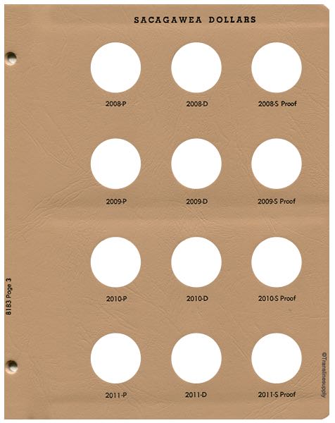 Sacagawea Dollars with proof Replacement Page 3