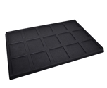 Black 2.5x2.5 Universal Display Tray for Dealer Display - 15 slots