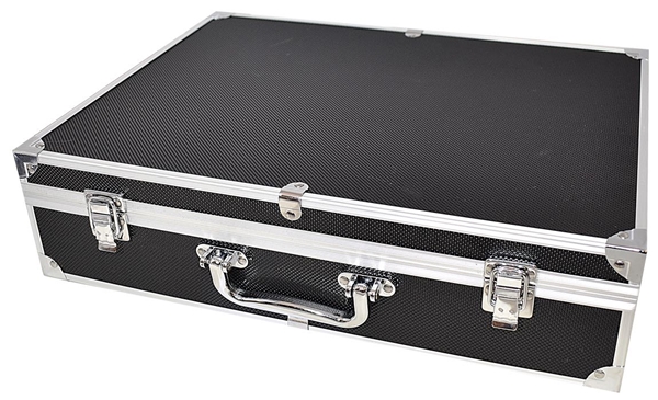 100 Slab Black & Aluminum Box - Front Handle