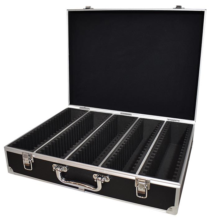 100 Slab Black & Aluminum Box - Side Handle