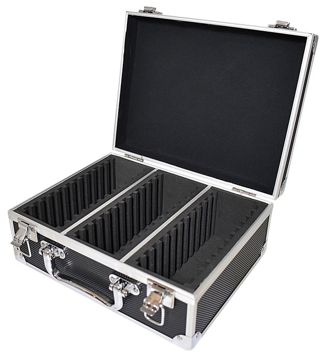 36 Slab Black & Aluminum Box - Side Handle