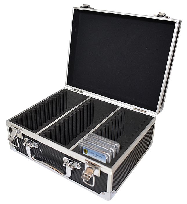 36 Slab Black & Aluminum Box - Side Handle