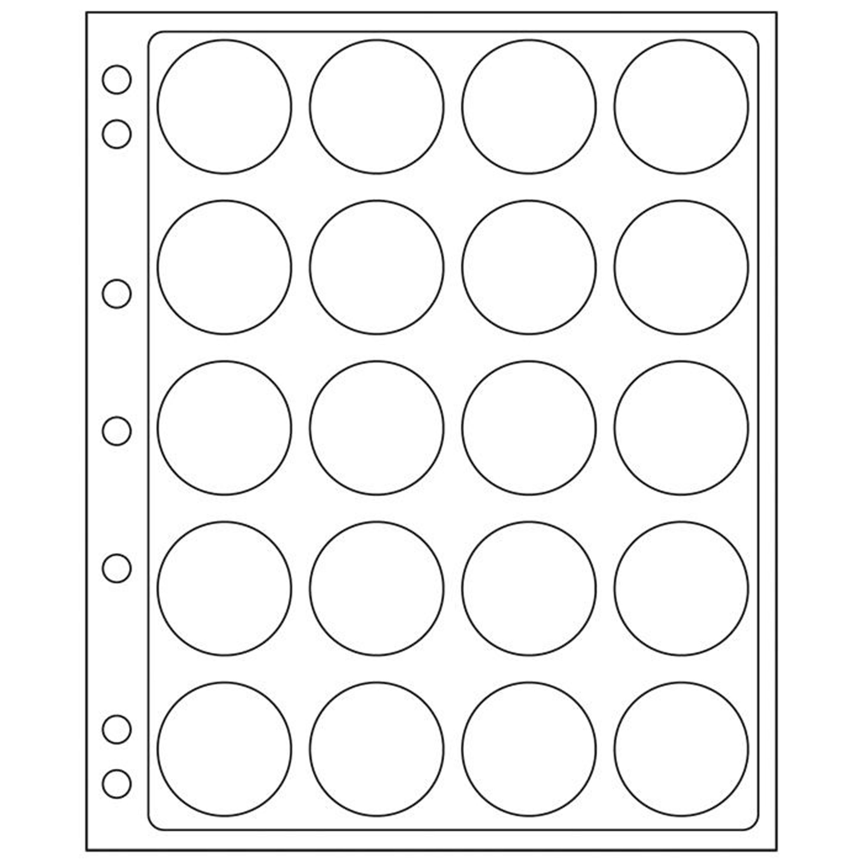 20 slots ENCAP Clear Coin Capsules Pages 38/39/40 (Fits Guardhouse L, Ligththouse 38/39, Airtite H)