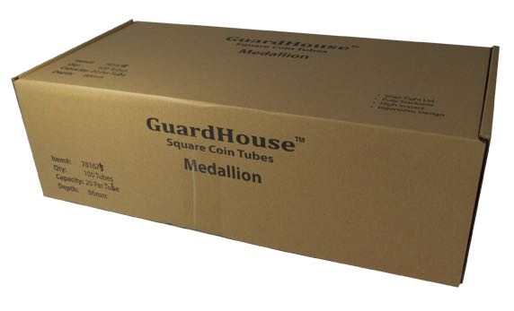 Guardhouse Medallion Coin Tube - H66-100 Pack