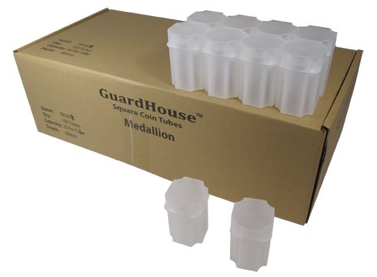 Guardhouse Medallion Coin Tube - H66-100 Pack