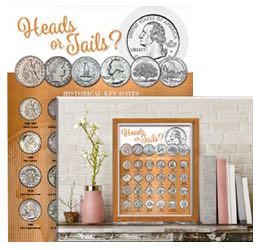 Whitman Deluxe Coin Board: Quarter