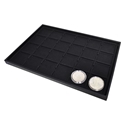 Elegant Coin Display Tray and Jewelry Pad - Dual Use (24 Slots)