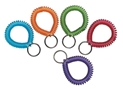 Key and Card Wrist Coils - Assorted Colors