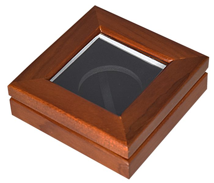 Guardhouse Glass-top Wood Display Box - Holds Large Sized Capsule