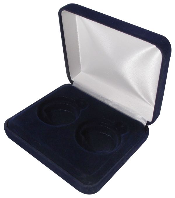 Velvet Coin Display Box - Holds 2L Capsules