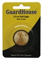 1/4 oz American Gold Eagle Direct Fit Guardhouse Capsule - Retail Card