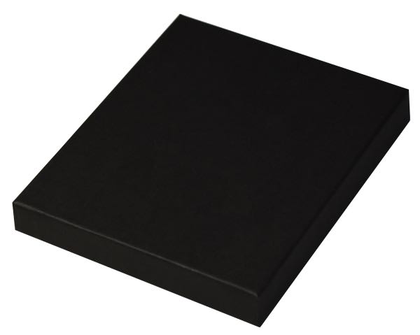 One Slab Black Chipboard Certified Coin Gift Box