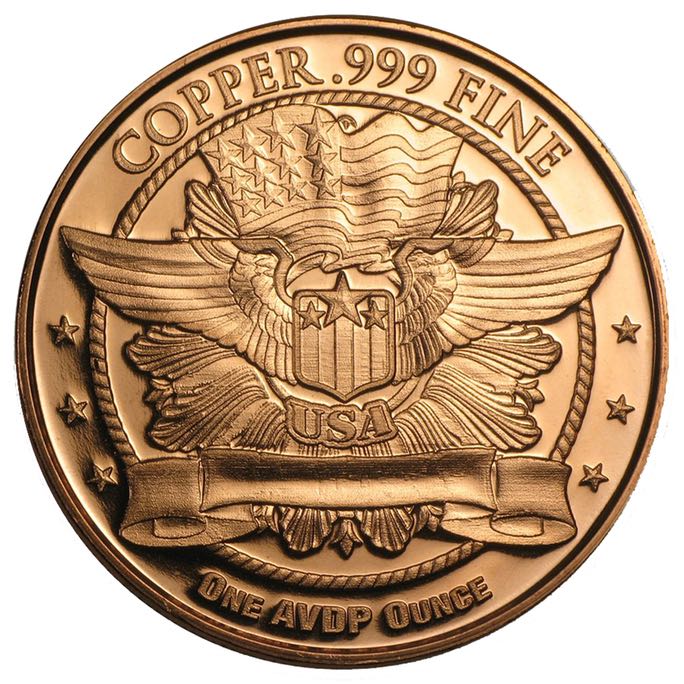 1 oz Copper Round - Statue of Liberty