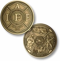 IAFF - Fireman Theme - Bronze Antique