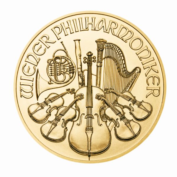 AUSTRIAN GOLD PHILHARMONIC - 2022 1/4 OZ AUSTRIAN GOLD PHILHARMONIC