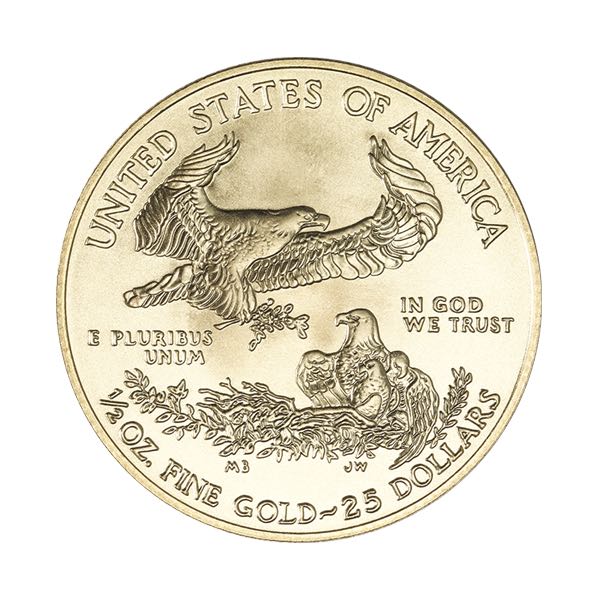 AMERICAN GOLD EAGLE - 1/2 OZ AMERICAN GOLD EAGLE