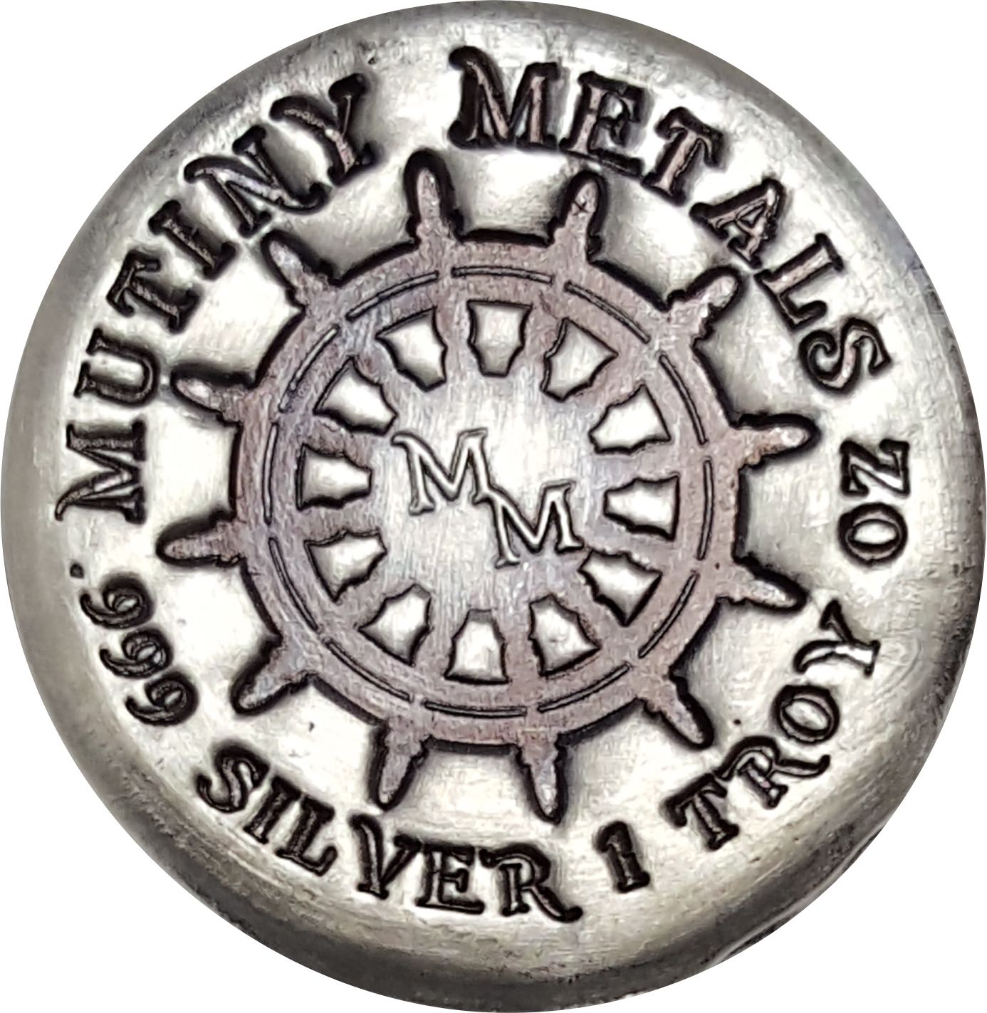 Mutiny Metals - 1 oz Silver Ships Wheel