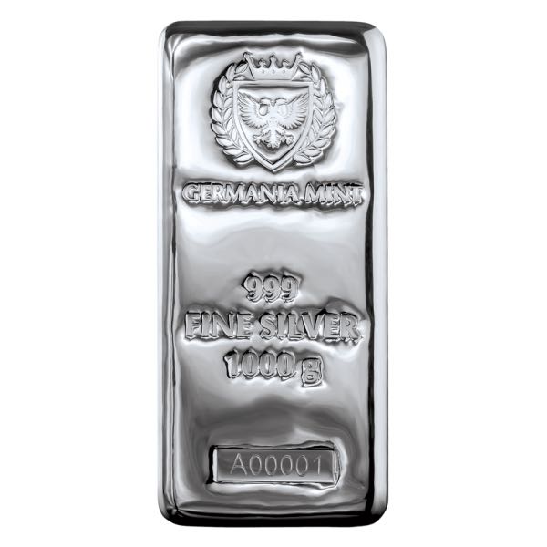 SILVER BARS KILO - KILO SILVER BAR GERMANIA MINT