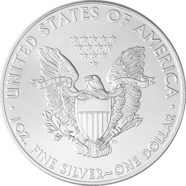 AMERICAN SILVER EAGLE - 1 OZ AMERICAN SILVER EAGLE