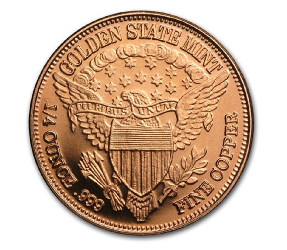 1 oz Copper Round - Standing Liberty